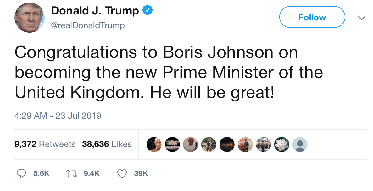 Борис Джонсон станет следующим премьер-министром Великобритании